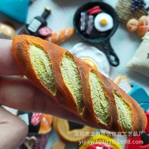 Thực phẩm mô phỏng 3D Yijia: Túi bánh mì, và sữa, chảo rán, bữa sáng, cà chua, nam châm tủ lạnh nhựa, STI từ tính - Product Image 4