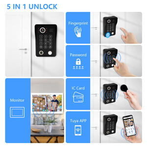 Anjielo RFID unterstützt WiFi-und HD-Video-Intercom-Türklingel system für Mobiltelefone mit fünf Türöffnungen - Product Image 6