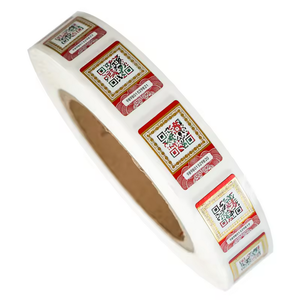 Manufacturer Customized Quality Security Die Cut Laser QR <strong>Code</strong> Sticker with <strong>Verification</strong> System - Product Image 4