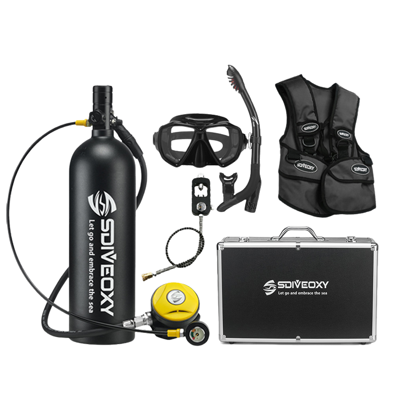 Respirateur bouteille de plongée 2L noir