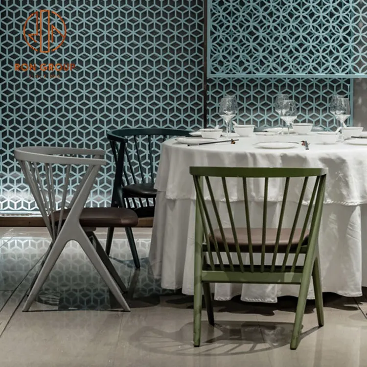 Mobilier de Restaurant, Style nordique, Design gratuit, pas cher, personnalisé, café, hôtel, café, bois, salle à manger, ensemble de chaises