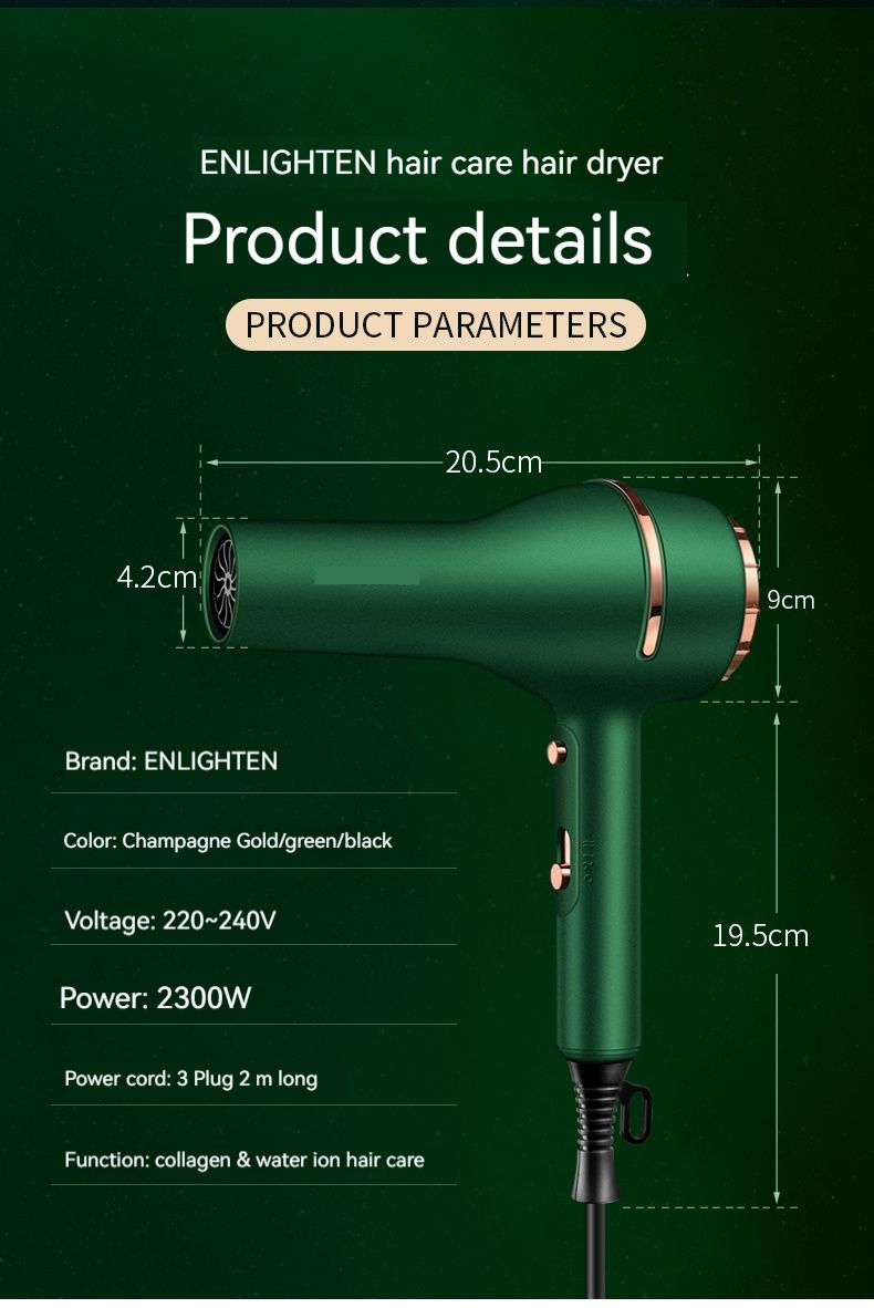 New Type Top Sale AC Salon Powerful Strong Wind Professional Hair Dryer For Home Salon Hotel
