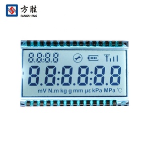 7-Segment Display Lcd Pannello Personalizza Cifre Trasparente Display A Cristalli liquidi TN Tipo di 6 Bit Display Lcd con Perni connessione - Product Image 3