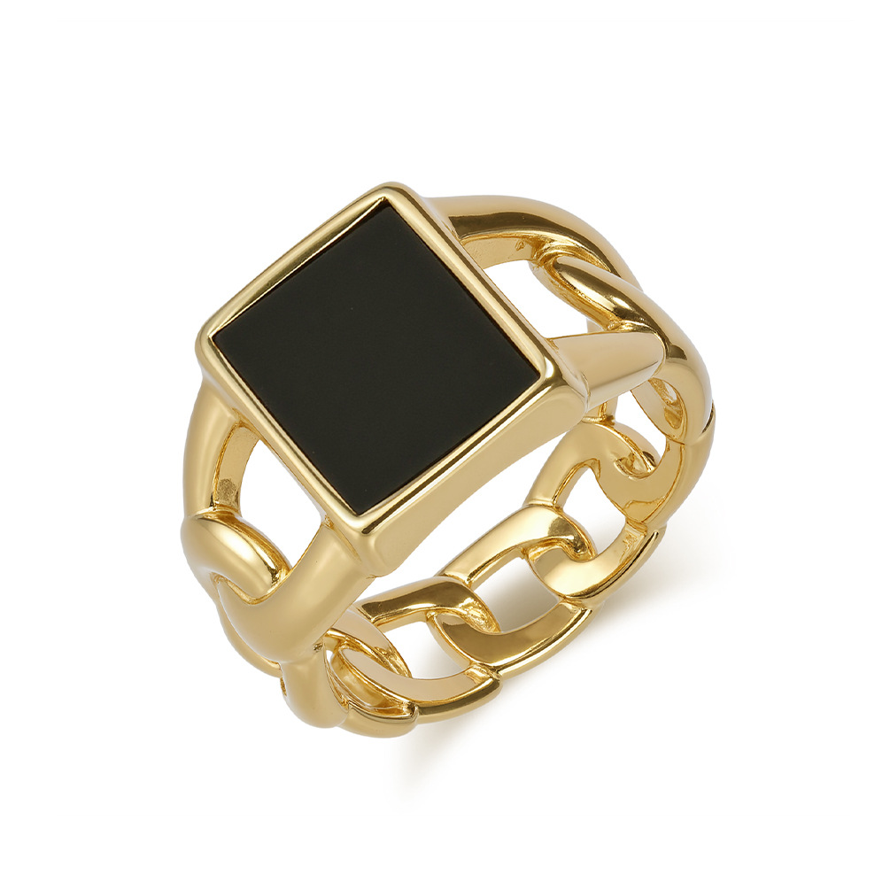 Golden Black Stone