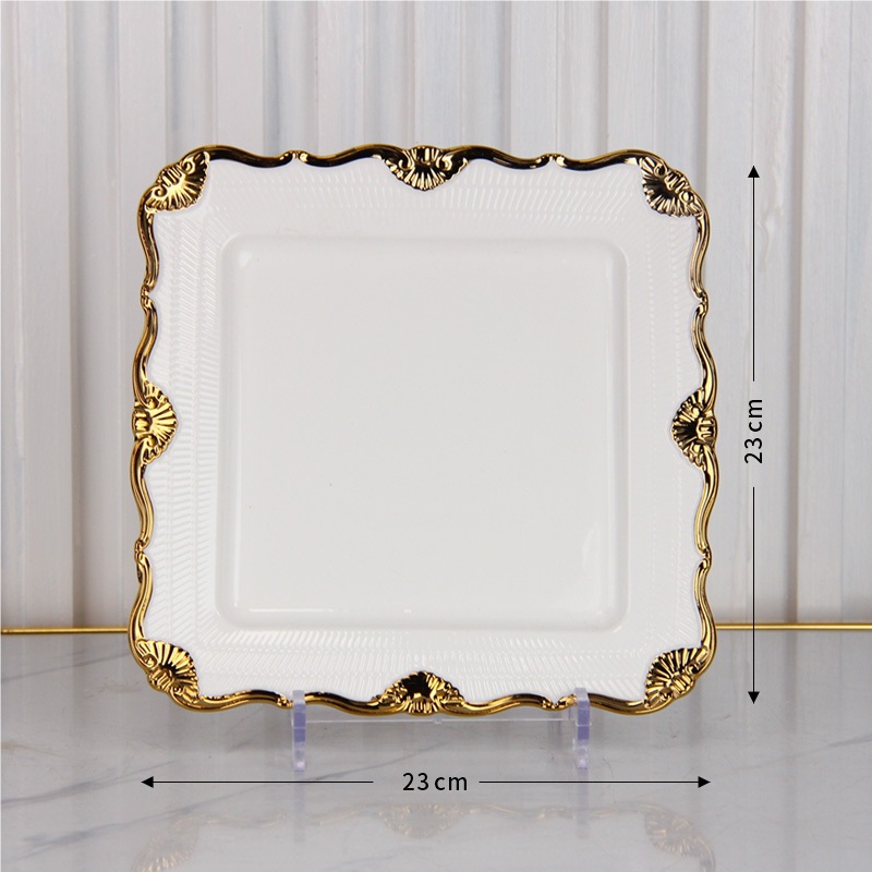 9inch square plate