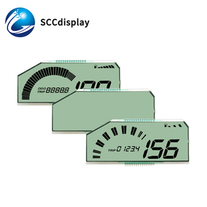 Display lcd a segmenti personalizzati display a segmenti HTN economici strumento per moto elettrica LCD modulo display lcd a 7 segmenti monocromatici - Product Image 4