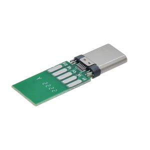 Usbrr güç teslimat USB 2.0 erkek 16 Pin 5 Pad süper hız tipi C konnektörü ile uzatma PCB hızlı şarj USB C fiş - Product Image 3