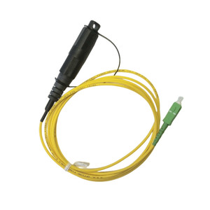 Soluciones de red de telecomunicaciones High Flex SC APC a SC APC simplex Cable de conexión de fibra con conector protector para estación base 5g