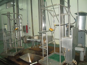 每天500线栏杆系统羊羊肉胴体栏杆肉栏杆建在屠宰场 - Product Image 2