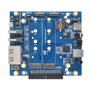 NAS Multifunktion aler Mini-Computer Entwickelt für Raspberry Pi Compute Module 4 (NICHT enthalten), Netzwerksp eicher, Dual Solid State