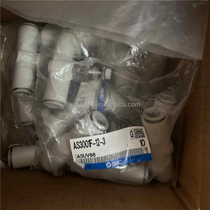 Tek dokunuşla bağlantı parçaları In-line tip Panel montajlı SMC AS3001F-12-3 AS---1F-3 serisi hız kontrol cihazı - Product Image 4