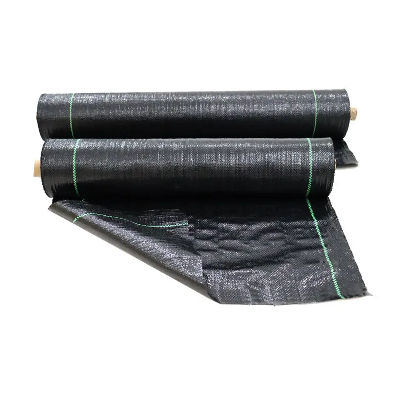 greenhouse garden black plastic mulch film ground cover cloth mesh tent weed mat control