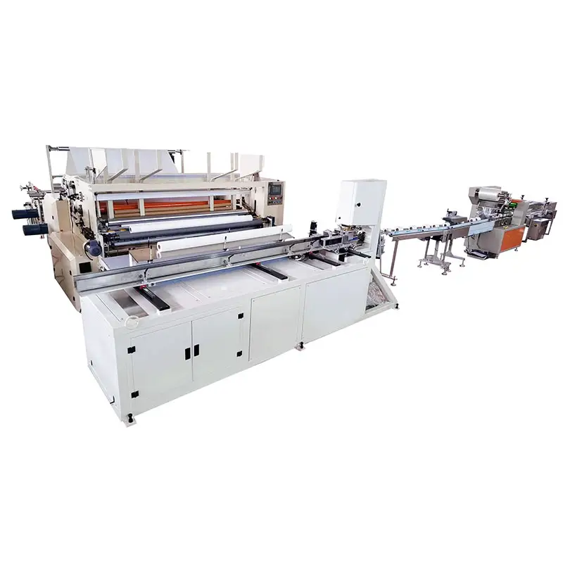 Full automatic small toilet paper roll production line manufacturing machines for small business ideas