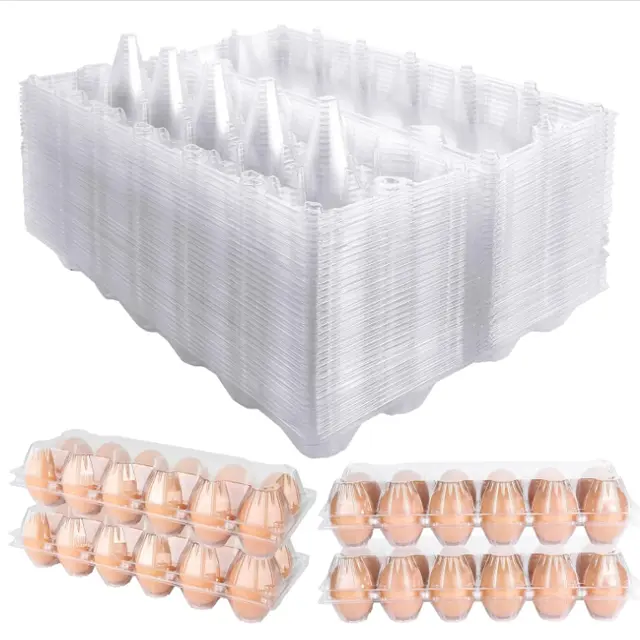 4 6 12 15 20 30 Custom Eierdozen Eieren Verpakking Dozen Kartonnen Bak Eierkartonnen Doos