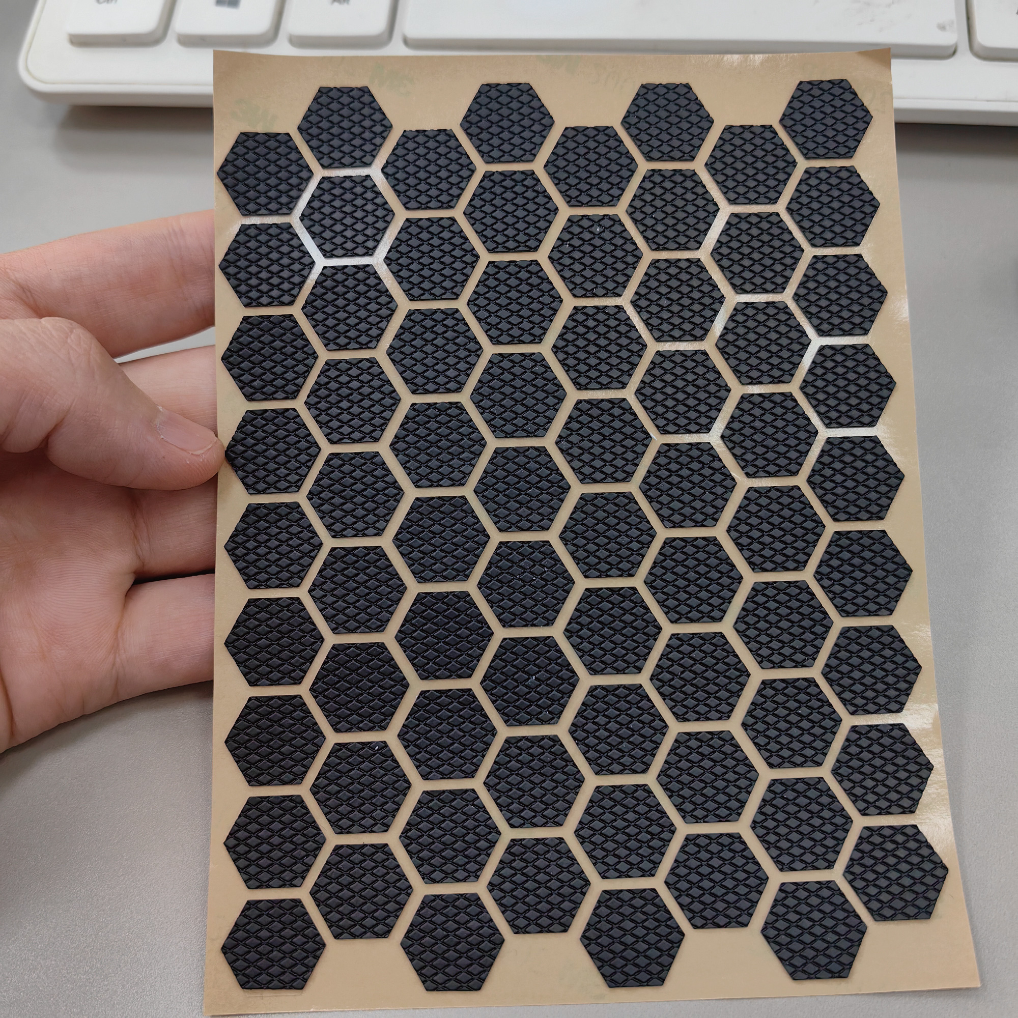 Hexagonal- Black