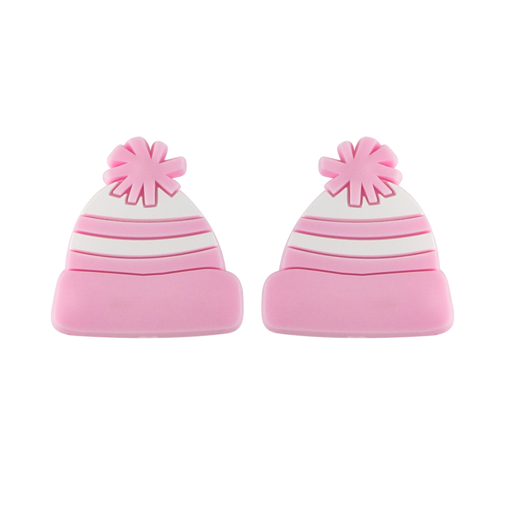 Hat Focal bead Baby Pink SA211