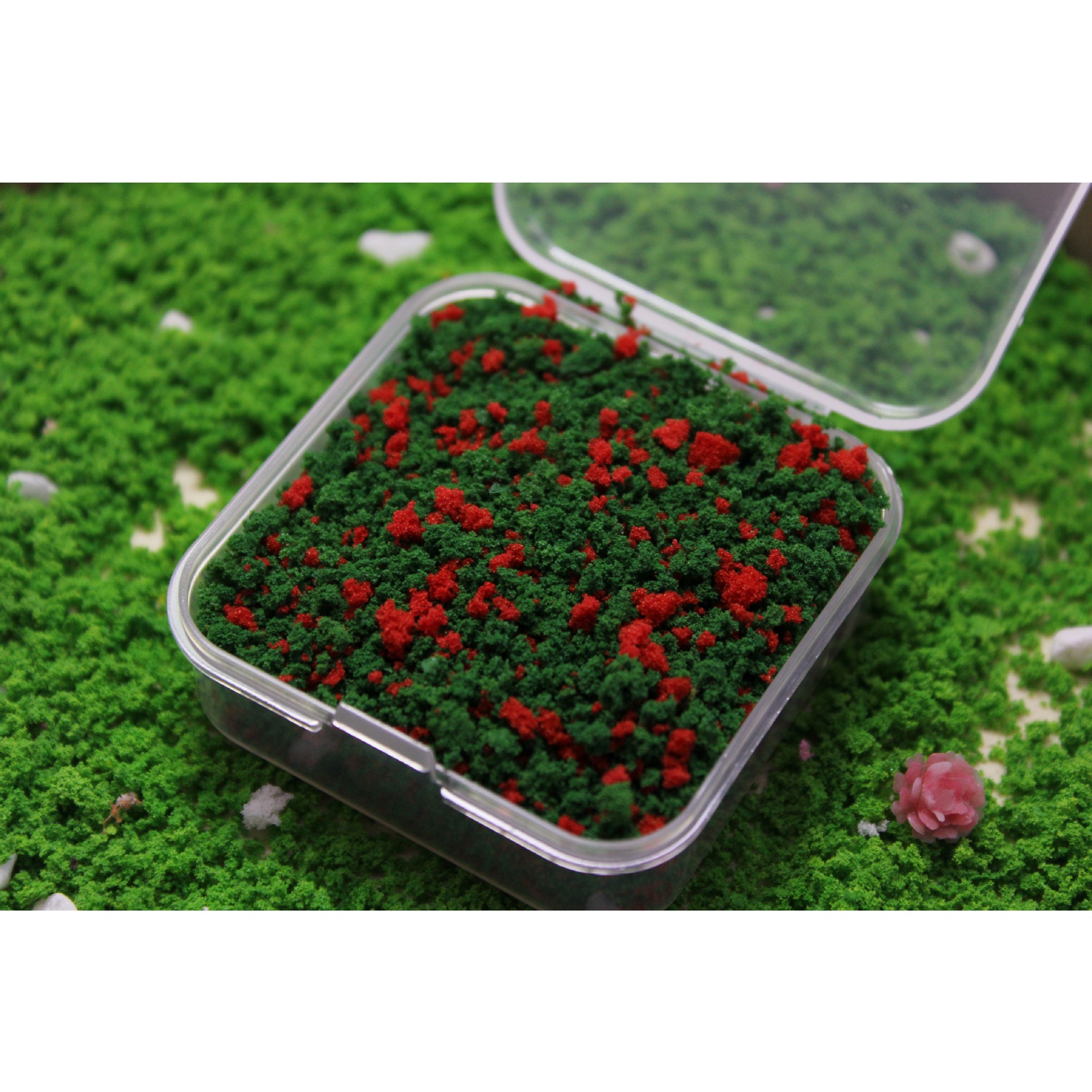 colorful Dark greenish red
