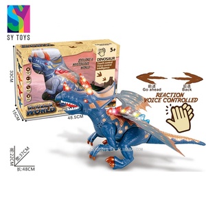 SY Intelligence Electric RC Animals Set Sound Control Toy Dinosaurs for Kids Plastic Window Box Snake in the Charger Game <strong>Age</strong> 3+ - Product Image 4