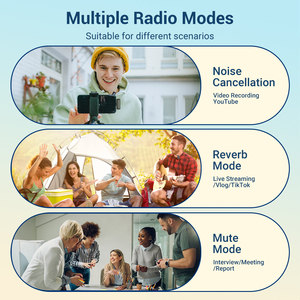 K6 2.4G Không Dây Stereo Lavalier <span class=keywords><strong>Microphone</strong></span> Với Sạc Trường Hợp Đối Với Cuộc Phỏng Vấn Trực Tiếp Ngoài Trời Mini Tiếng Ồn Hủy Bỏ Ve Áo Mic - Product Image 5