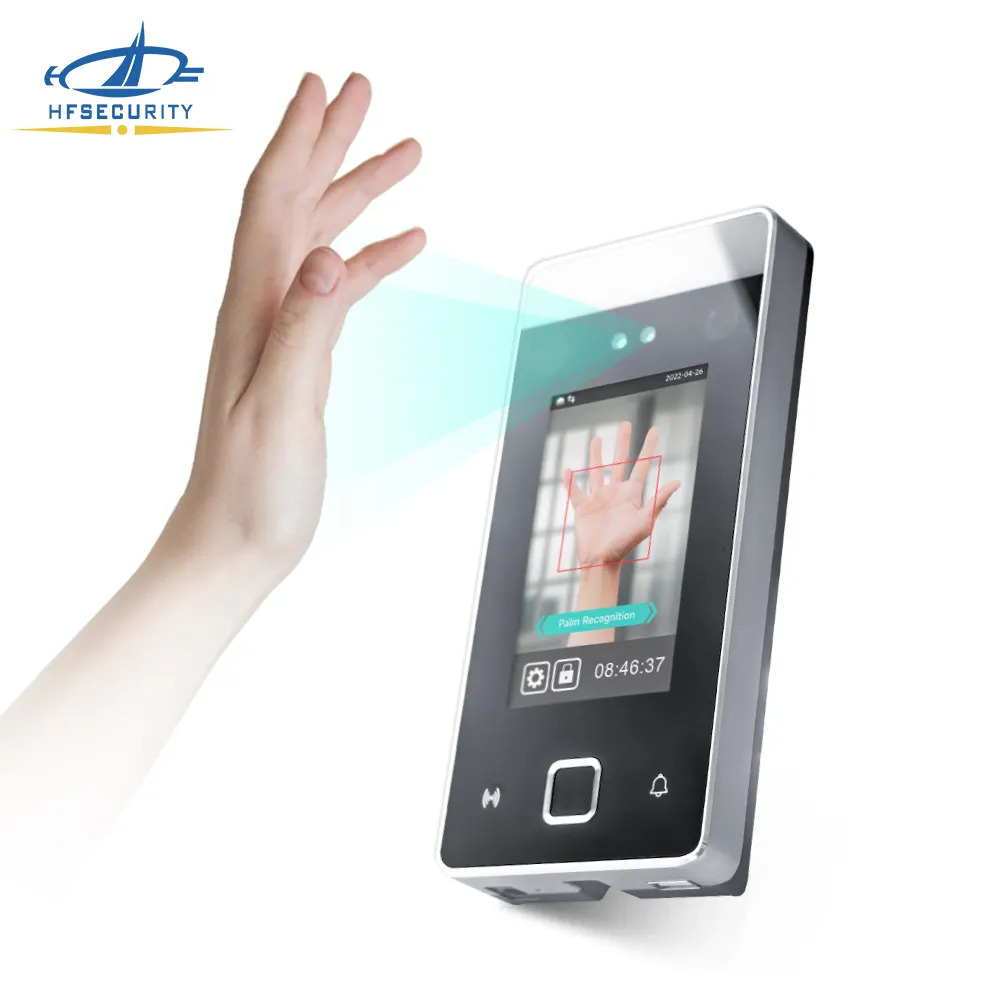 Hfsecurity HF-FR05M nhận dạng khuôn mặt sinh trắc học vân tay thẻ cọ thời gian tham gia kiểm soát truy cập máy đọc dấu vân tay