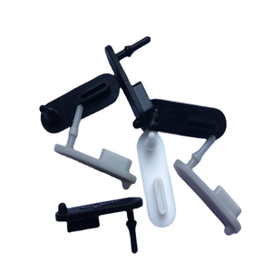 电子配件Usb C防尘塞定制硅橡胶微型Usb或C型Usb防尘盖插头带钩 - Product Image 5