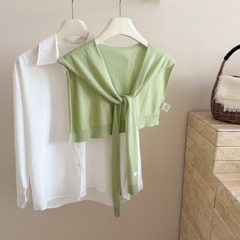 100 tencel label tank top-apple green