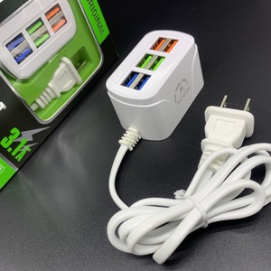 新しい携帯電話充電器6 USBマルチポート充電プラグApple Android 3aユニバーサル充電器ソケットマルチ携帯電話充電器 - Product Image 2