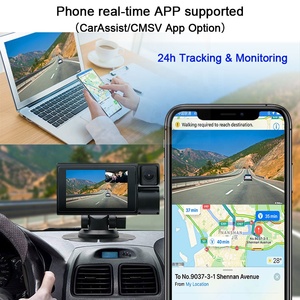 Aplicación de herramientas privadas Web proporcionada 4-ch Lente dual incorporada Adas Ai 4G Dash Camera para gestión de flotas Gps - Product Image 4