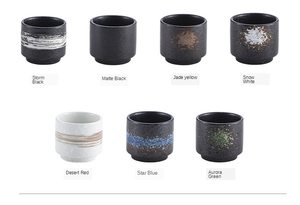 Vintage Japanese Style Matte Black Ceramic Eco Friendly Water Tea <strong>Cup</strong> Ceramic Coffee <strong>Cup</strong> 200ml Personalized Ceramic Coffee <strong>Cup</strong> - Product Image 6