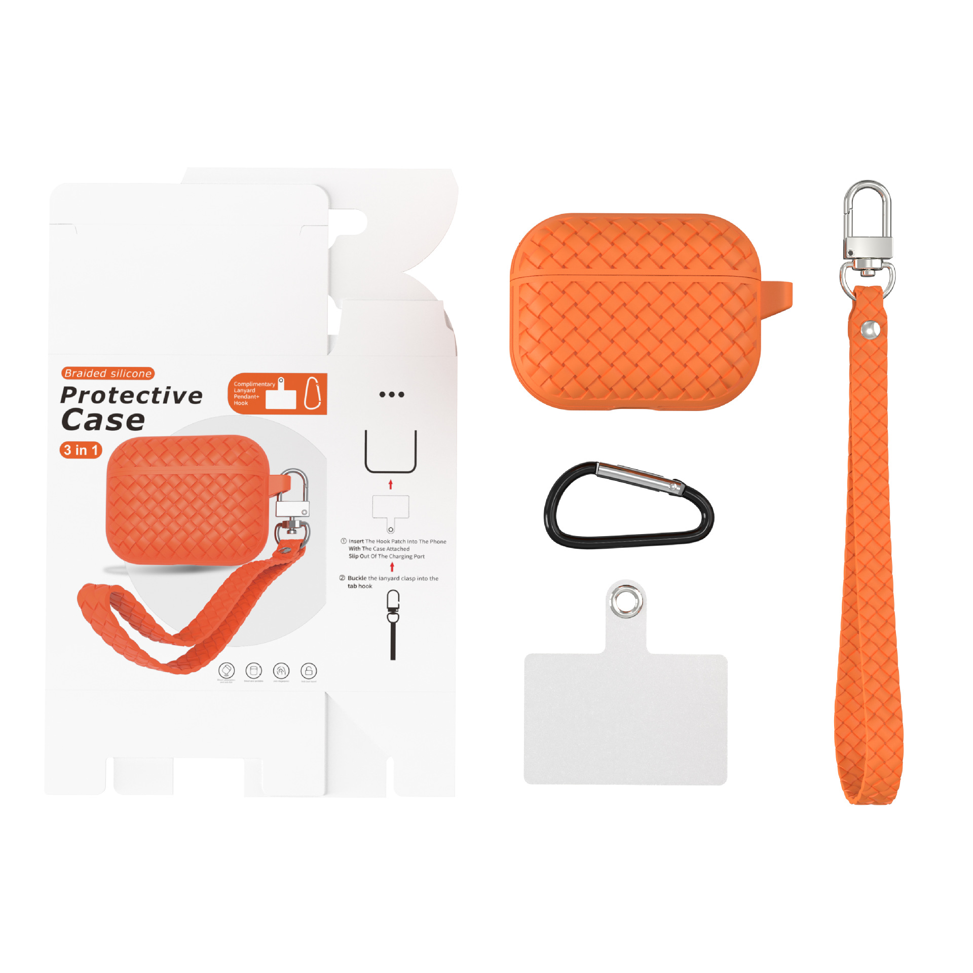 Orange-airpods 12th gen 2Z