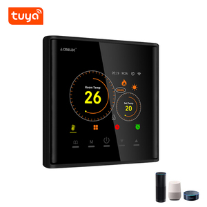 16A Tuya Smart WiFi Электрический подпольный термостат программируемый удаленный контроллер температуры с датчиком температуры пола зонд - Product Image 1