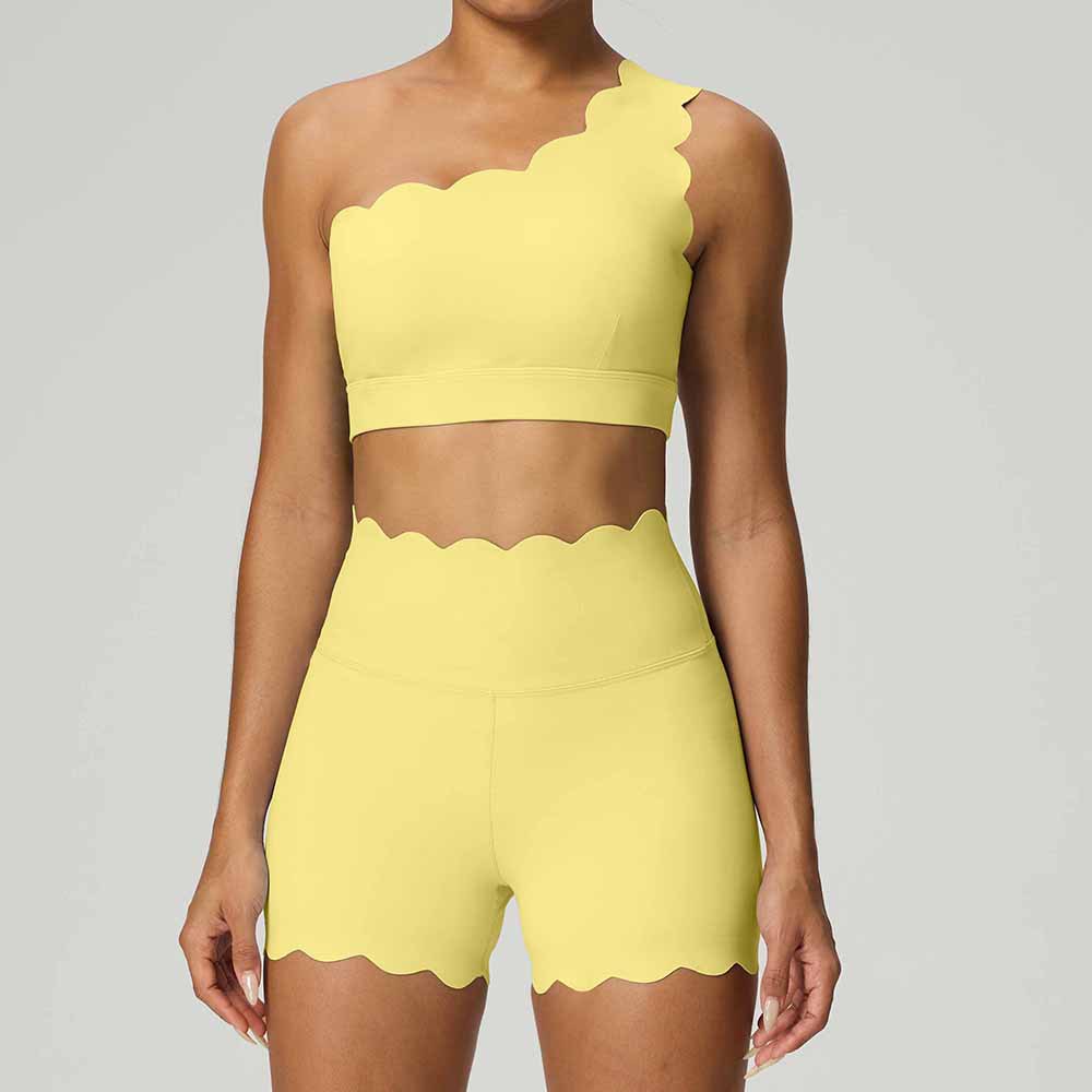 Lemon Bra Shorts with Lemon Shoulder Strap