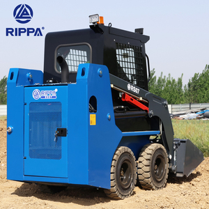 Minicargadora multifunción para uso agrícola, cargadora de ruedas con cabina - Product Image 5