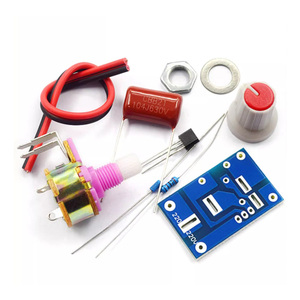 RNSbot 100W调光器模块DIY套件，带开关电位器调速模块，用于电子套件实验室 - Product Image 5