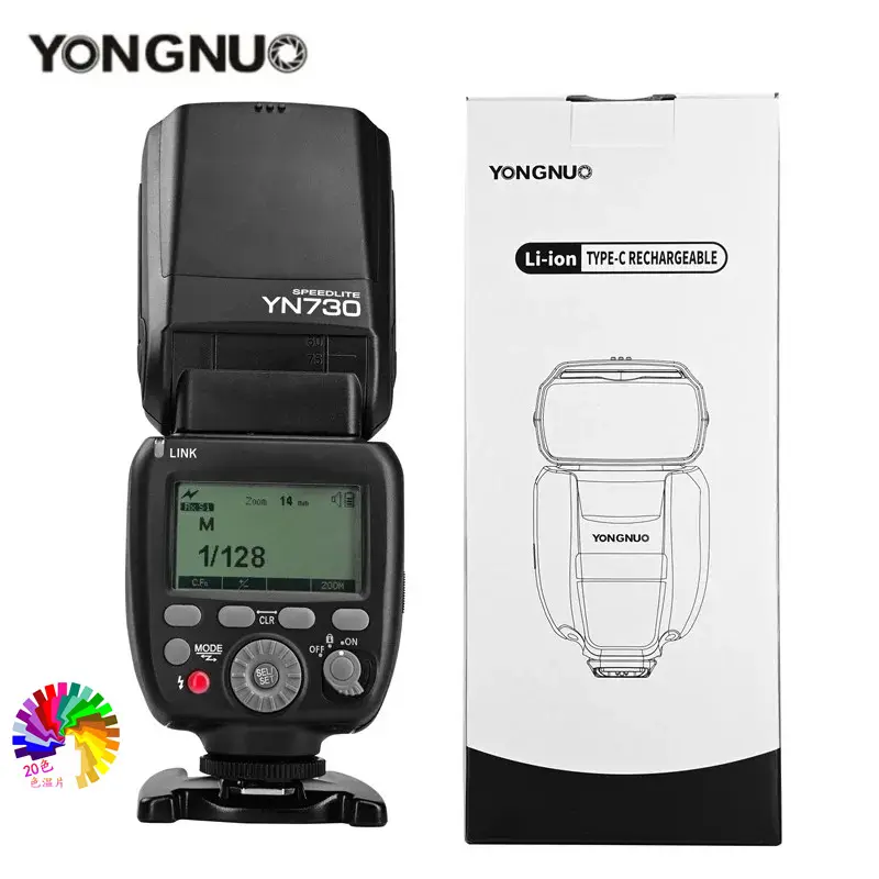 Yongnuo แฟลชกล้องไร้สาย2.4G YN730สปีดไลท์พร้อมโหมด m/multi สำหรับกล้อง Canon Nikon SONY Fujifilm Pentax