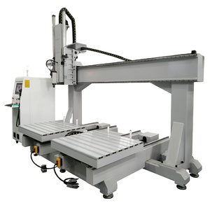 4軸CNCルーターマシン彫刻CNCルーターシングル新しいC軸ロータリー3Dプラスチックソフトメタル加工 - Product Image 4