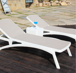 جديد في الهواء الطلق شاطئ السباحة بركة ، 4 التروس قابل للتعديل كرسي في الهواء الطلق استجوابي الشاطئ مجموعة - Product Image 4