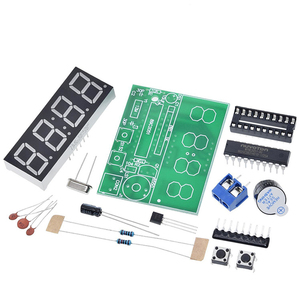 <strong>4</strong>-<strong>digit</strong> Digital Electronic Clock Microcontroller Digital Clock DIY Electronic Production Parts C51 <strong>4</strong>-<strong>digit</strong> Clock DIY Kit - Product Image 5