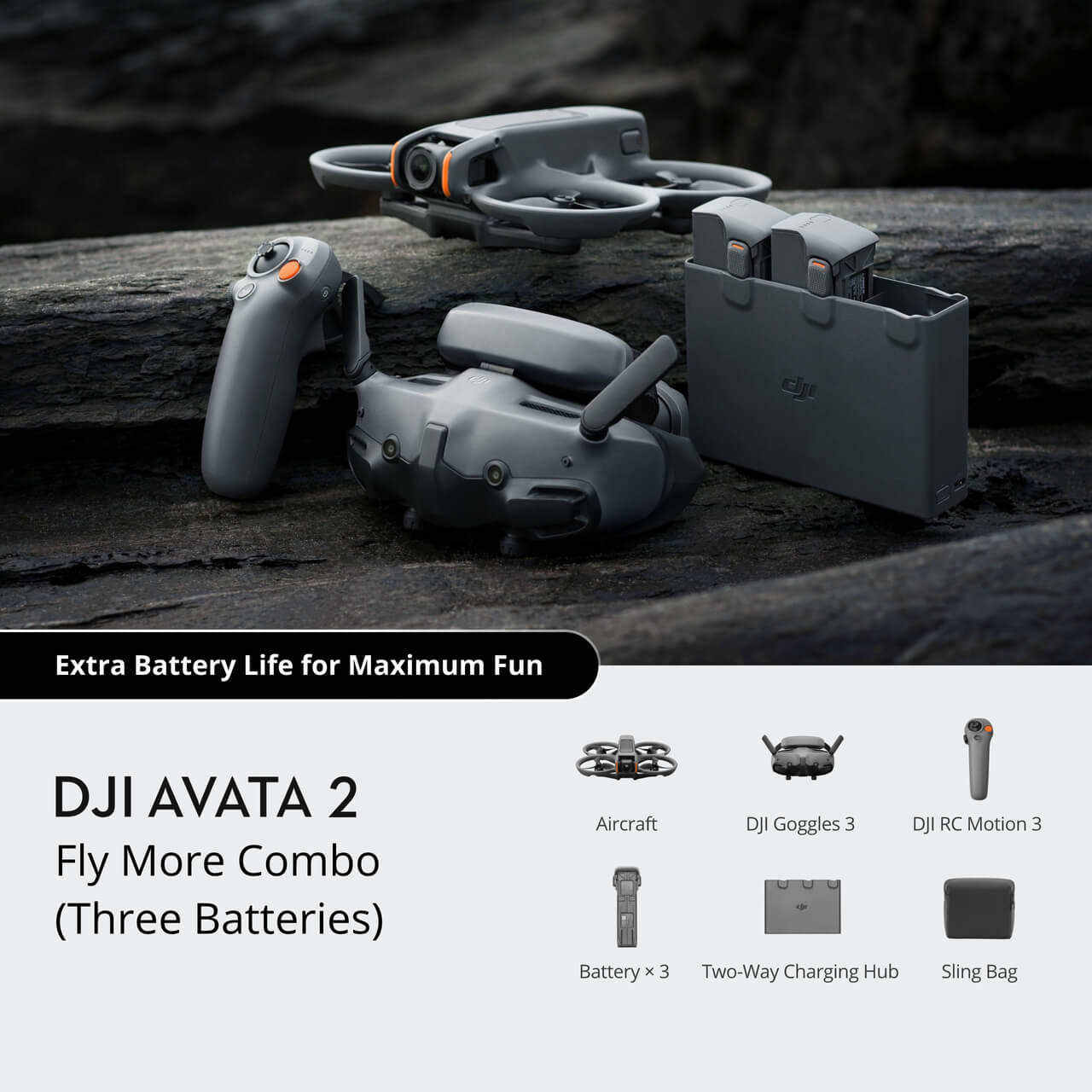 Avata 2 Fly MoreCombo (ThreeBatteries)