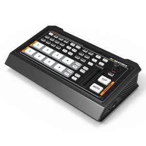 Avmatrix HVS0402U NEW <strong>4</strong> hdmi <strong>Input</strong> <strong>Switcher</strong> OBS Live Streaming Video <strong>Switcher</strong> with Luma Key, Chroma Key, FTB/ PIP for Tally