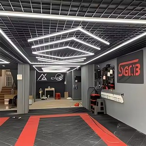 4 + 1 стрелка светодиодная шестиугольная гаражная сетчатая система сотовая подсветка шестиугольная сотовая светодиодная подсветка потолочная сотовая светодиодная подсветка
