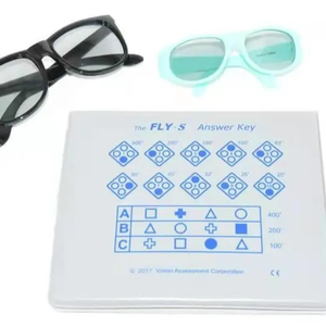 Stereo Fly Vision Test for Evaluation <strong>of</strong> Gross Stereopsis and Fine Depth <strong>Perception</strong> - Product Image 1