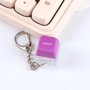 ปุ่มเปลี่ยนพวงกุญแจพวงกุญแจพวงกุญแจดีไซน์ใหม่โลโก้แบบกำหนดเอง - Product Image 4
