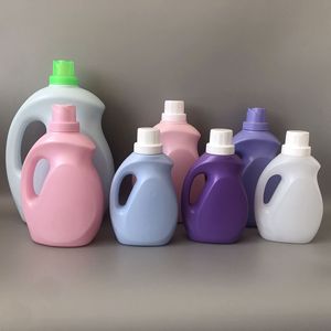 MAYSURE özel Logo renk plastik HDPE 1L 2L 3L 4L 5L büyük sıvı deterjan şişesi kumaş yumuşatıcısı yıkama ambalaj şişe - Product Image 6