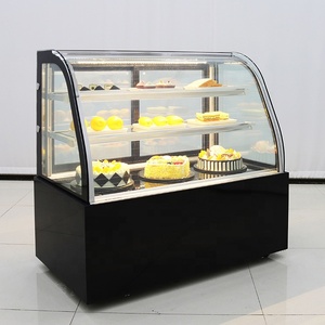 Ticari fırın dükkanı 5 katmanlı büyük kapasiteli zemin ayakta dik vitrin kek ekran buzdolabı <span class=keywords><strong>Chiller</strong></span> - Product Image 5
