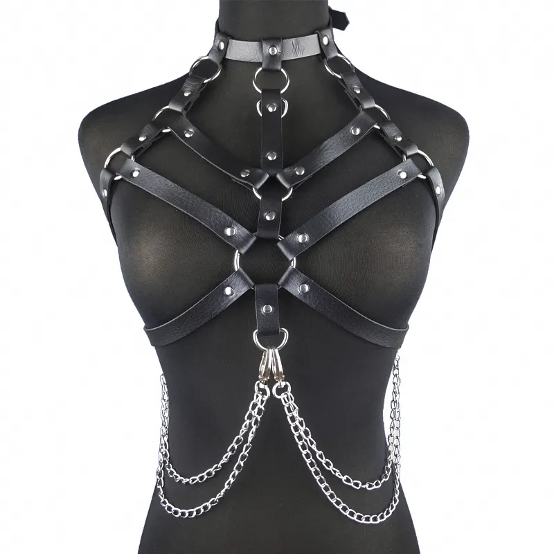 Leather Harness Body Belt Sexy Women Bdsm Accessories Lingerie Bondage Suspender Garters Erotic Party Strap Sex Toy