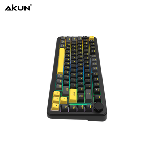 Triple Mode Wireless Rechargeable Gaming <strong>Keyboard</strong> with <strong>Mechanical</strong> Switch-Gasket 5 Structure-RGB Backlight-Multi OS-Smart Display - Product Image 4