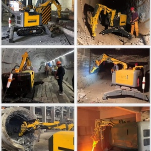 Monde beton Hcr120d Rc endüstriyel 500kg D70 küçük elektrik çekiç makinesi uzaktan kumanda Brokk 110 yıkım robotları - Product Image 3