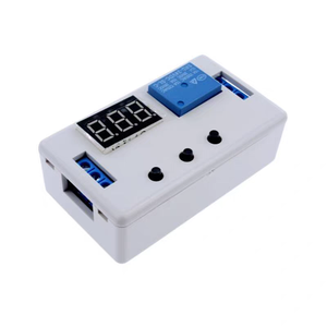 DC 12V 24V LED Digitales Zeit verzögerung relais modul Platine Zeit steuerung Programmier barer Timer-Schalter Trigger zyklus modul mit Gehäuse