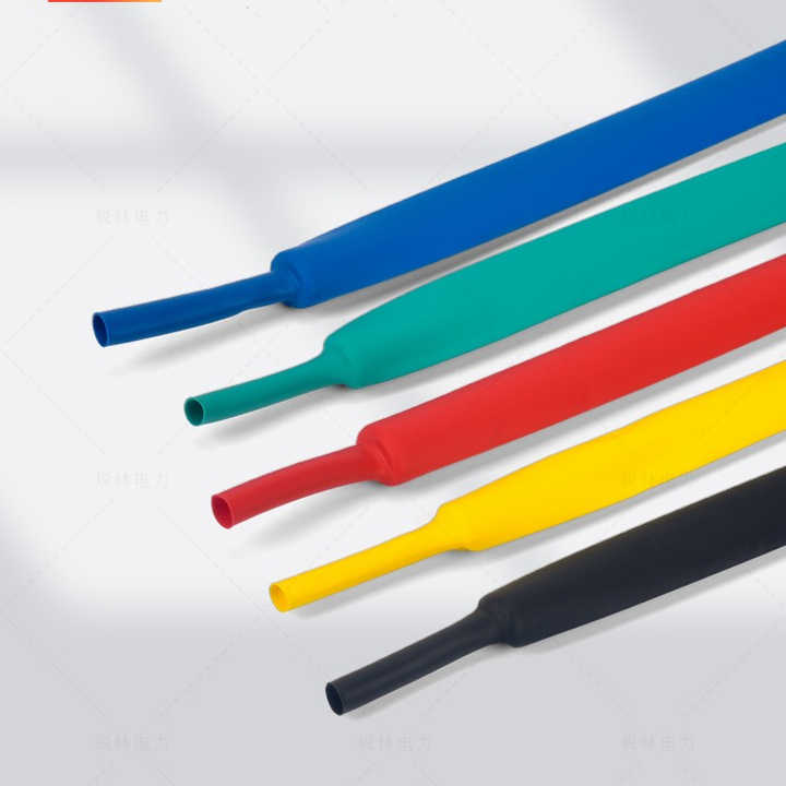 8~100mm Colorful Polyolefin Insulation Sleeving 2:1 Heat Shrinkable Tubing Cable Sleeve Electrical Heat Shrink Tube Price